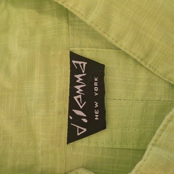 Dilemma Dhruv Shroff lime green oversize tunic top organic cotton OS - Picture 6 of 8